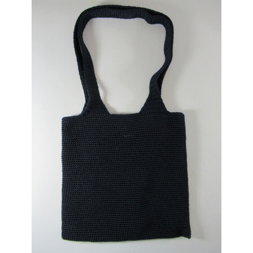 The Sak Crochet Purse Navy Blue Shoulder Bag